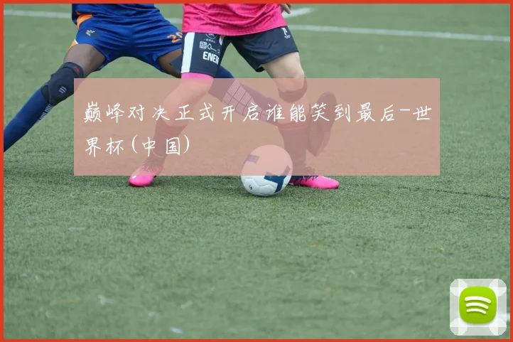 巅峰对决正式开启谁能笑到最后-世界杯(中国)