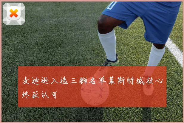 麦迪逊入选三狮名单莱斯特城核心终获认可